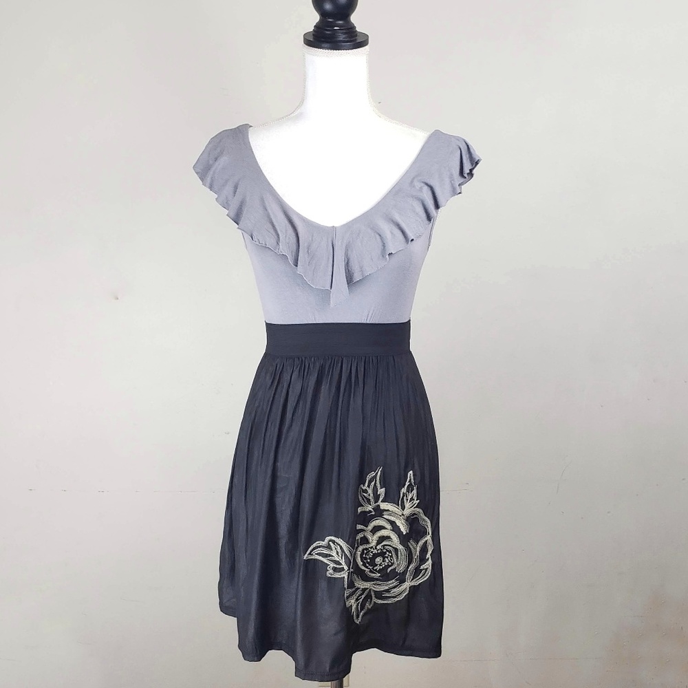 PUSCH Plunging Neckline Dress